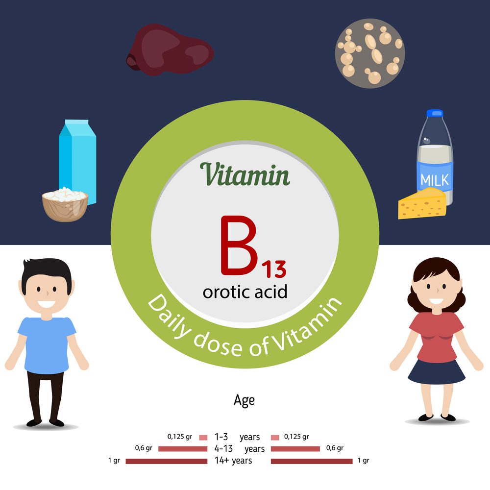 orotic acid used to be called vitamin b13