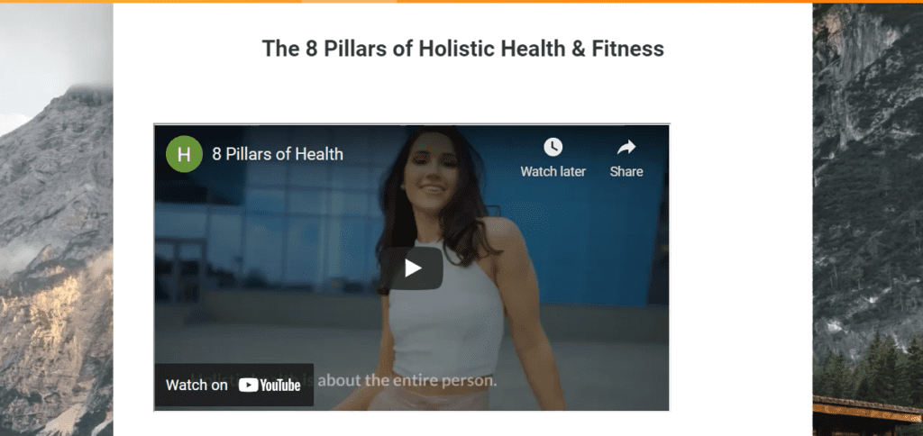 8 health pillars quiz